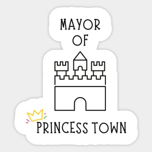 Mayor of Princess Town light Sticker